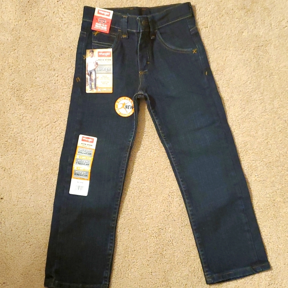 Boys Wrangler Jeans, straight, size 6 regular
